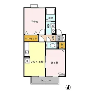 Plaire C【2階】の間取り