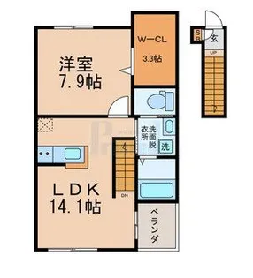 メゾンヒロ【3階】の間取り