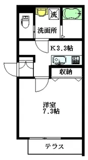 リオ リブロ【1階】の間取り