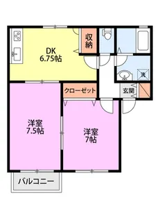 ノースタウン【2階】の間取り