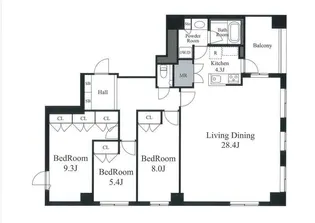寿ビル【6階】の間取り