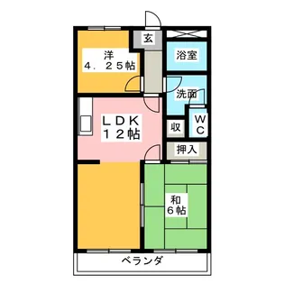 ダイナーズハイツ【2階】の間取り