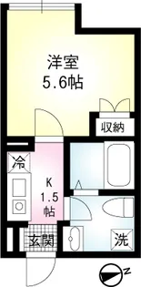 エルム山手【1階】の間取り