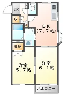 STクレドール21【2階】の間取り