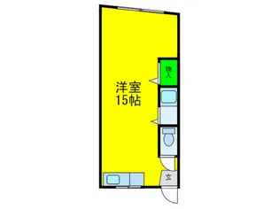 コーポラスR26東湊【2階】の間取り