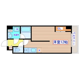 しゃとれ向山【1階】の間取り