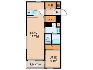 Mars cort【1階】の間取り