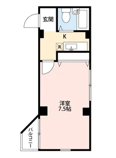 シャトー弥生【3階】の間取り