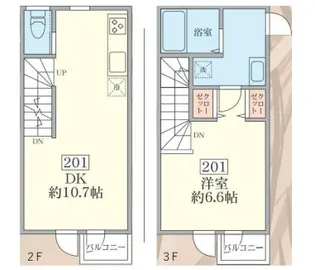 コンフォルトテンの間取り