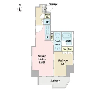 STM高田馬場【10階】の間取り