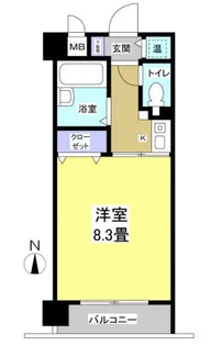 ブライティ助信【4階】の間取り