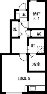 NJ HOUSE 花楯【1階】の間取り