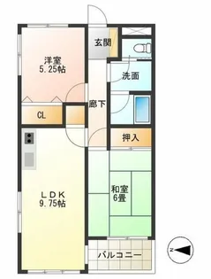 ルビアンカレジデンス【2階】の間取り
