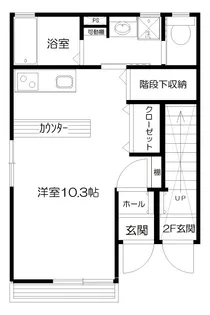 パームスプリングス【1階】の間取り