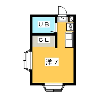 エルクエント【1階】の間取り
