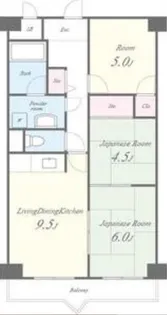 メゾンプランシェール【3階】の間取り