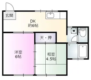 ベレール船橋【3階】の間取り