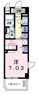 クラール和光【4階】の間取り