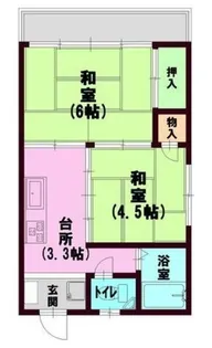 大木コーポ【2階】の間取り
