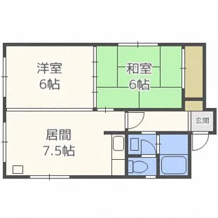 ファミールモリ【2階】の間取り