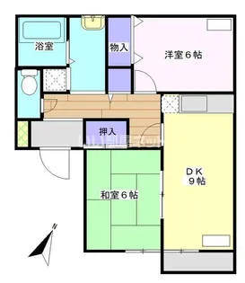 フォンテーヌ太閤山【1階】の間取り