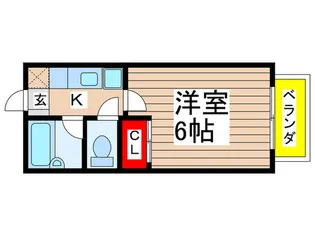 ESTATE紫苑No.2【1階】の間取り
