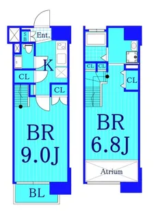 ドールマウスキャッスル【13階】の間取り