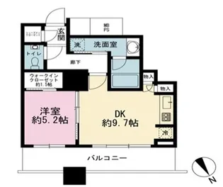 ザ・パークハウス西新宿タワー60【42階】の間取り