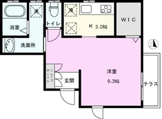 La Neige ラネージュ【1階】の間取り