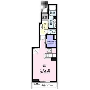 コリーヌ三重【1階】の間取り