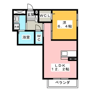 FORENA諏訪西【2階】の間取り