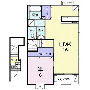 COMFORT・M C【2階】の間取り