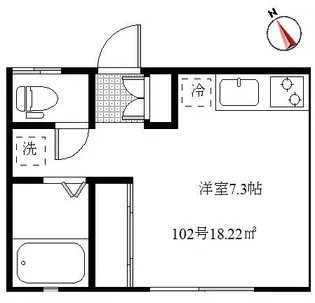 ハイムワコー【1階】の間取り