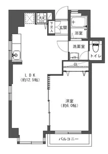福島ビル【3階】の間取り