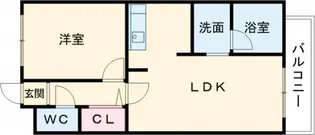 サンプリマ本山【3階】の間取り