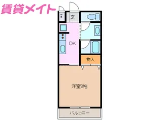 CLAIR KASUMI【2階】の間取り