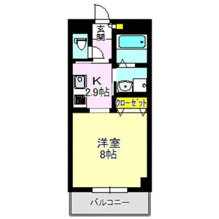 One Wish【5階】の間取り