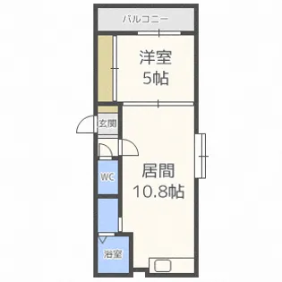 クリスタル北24条【4階】の間取り