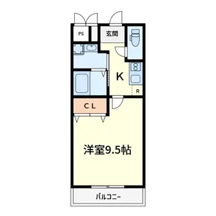 プライムコート南松原【2階】の間取り