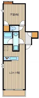 ホワイトキューブ南長崎【2階】の間取り