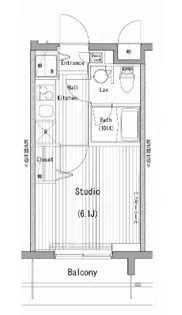 ガーラ・グランディ横濱桜木町【7階】の間取り