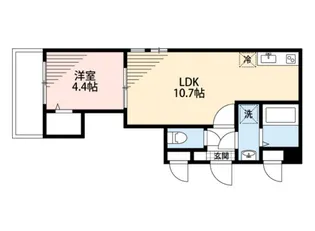 QuatreSaisons井尻【2階】の間取り