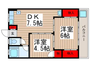 シンエイマンション【2階】の間取り