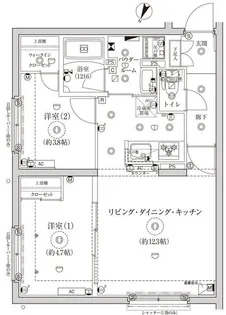 CREATIF池袋【1階】の間取り