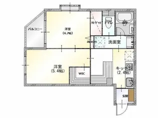 メゾンT&R【2階】の間取り