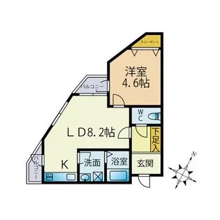 エフォール望【2階】の間取り