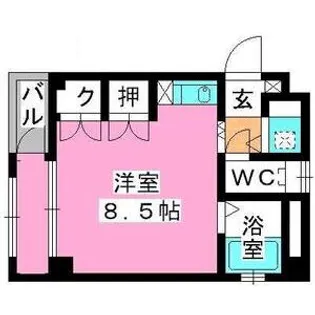 エム・ユー1【5階】の間取り