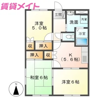 Beautiful Life【1階】の間取り