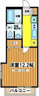 大原KYハイツIII【2階】の間取り