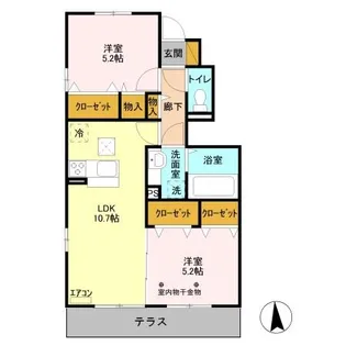 セントラル【1階】の間取り